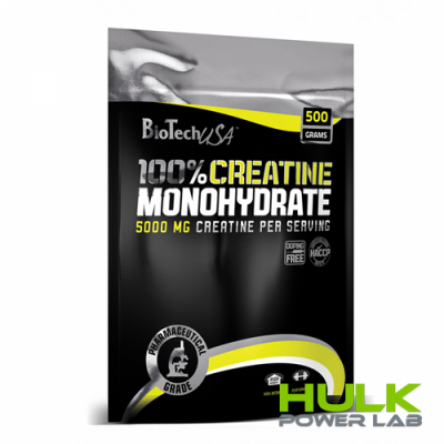 BioTech 100% Creatine Monohydrate 500 грам