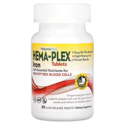 NaturesPlus Hema-Plex 30 таблеток
