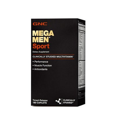 GNC Mega Men Sport 180 капсул