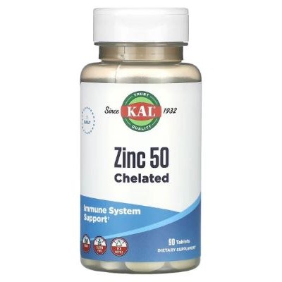 KAL Zinc Chelated 50 mg 90 табл