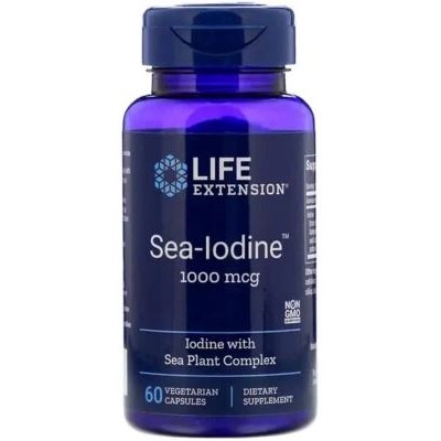 Life Extension Sea-Iodine 1000 мкг 60 вегетаріанських капсул 