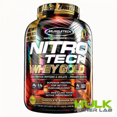 MuscleTech Nitro-Tech 100% Whey Gold 2270 g