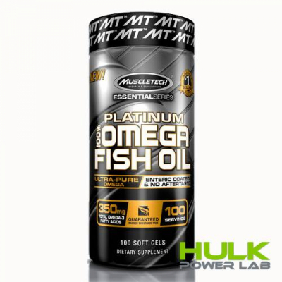 MuscleTech Platinum Fish Oil 100 капсул