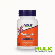 NOW Melatonin 3mg 60 капсул