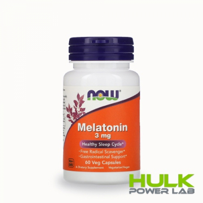 NOW Melatonin 3mg 60 капсул