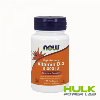 NOW Vitamin D-3 10000 IU 120 Softgels
