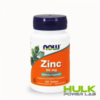 Now Zinc 50mg 100  таблеток
