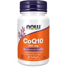 NOW CoQ10 100 mg 50 Softgels