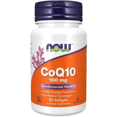 NOW CoQ10 100 mg 50 Softgels