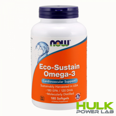 NOW Eco-Sustain Omega-3 180 Softgels