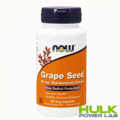 NOW Grape Seed 60 mg 90 капсул