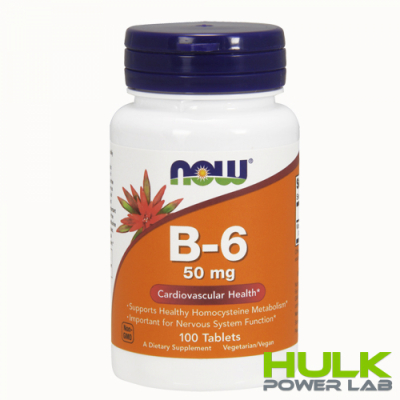 NOW Vitamin B6 50mg 100tab