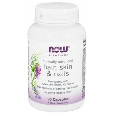Now Foods clinical hair, skin & nails 90 капсул