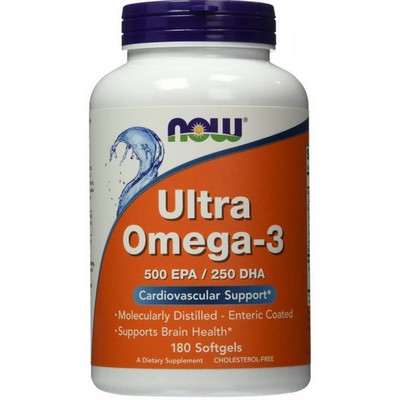 NOW Ultra Omega-3 180 капсул