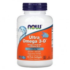 NOW Ultra Omega 3-D 90 капсул