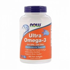 NOW Ultra Omega 3-D 180 капсул