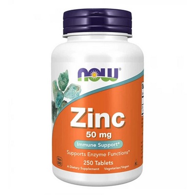 Now Zinc Gluconate 50 мг 250 таблеток