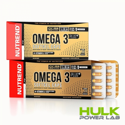 Nutrend Omega 3 Plus 120 softgel