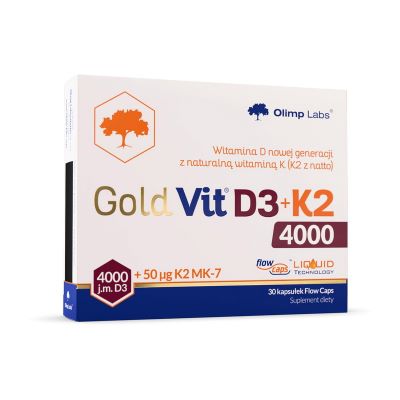 Olimp Gold-Vit D3+K2 4000 IU  30 капсул