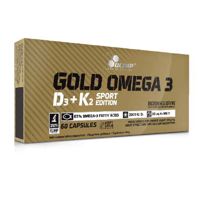 Olimp Gold Omega 3 D3 + K2 Sport Edition  60 капсул