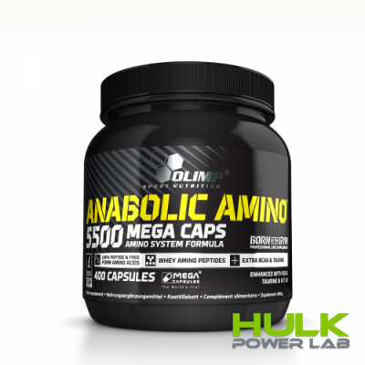Olimp Anabolic Amino 5500 mega caps 400 капсул