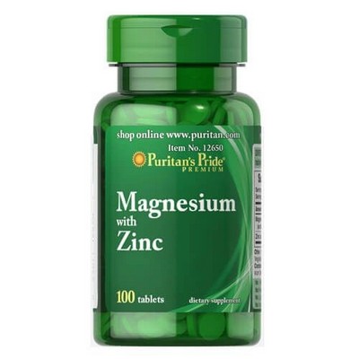 Puritan's Pride Magnesium with Zinc 100 таблеток