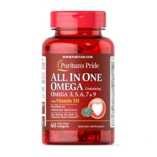 Puritan's Pride  All In One Omega 3, 5, 6, 7, 9 with Vitamin D3