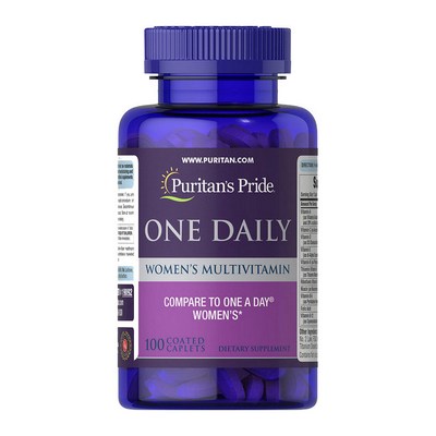 Puritan's Pride One Daily Women's Multivitamin 100 капсул
