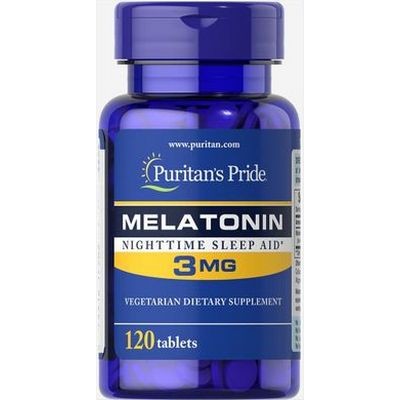 Puritan's Pride Melatonin 3 мг 120 таблеток
