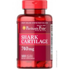 Puritan's Pride Shark Cartilage 740 мг 100 капсул