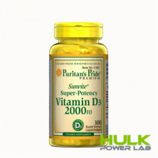 Puritan's Pride Vitamin D3 2000 iu 100 softgels