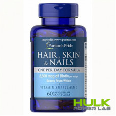 Puritan's Pride Hair, Skin & Nails Formula 30 caps