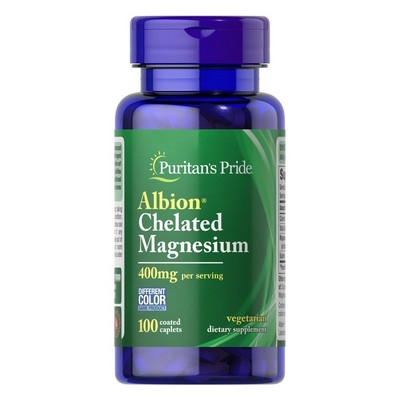 Puritan's Pride Magnesium Chelated 400 мг 100 капсул