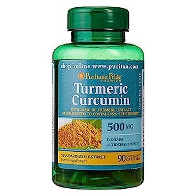 Puritan's Pride Turmeric Curcumin 500 мг 90 капсул