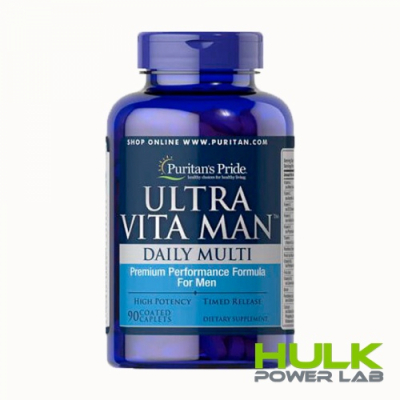 Puritan's pride Ultra vita man daily multi 90 капсул