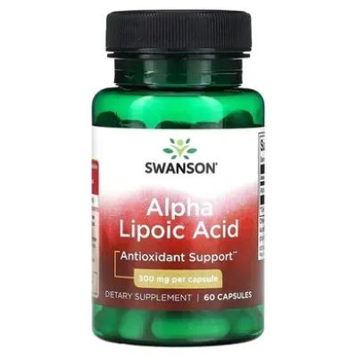 Swanson Alpha Lipoic Acid 300 мг 60 капсул
